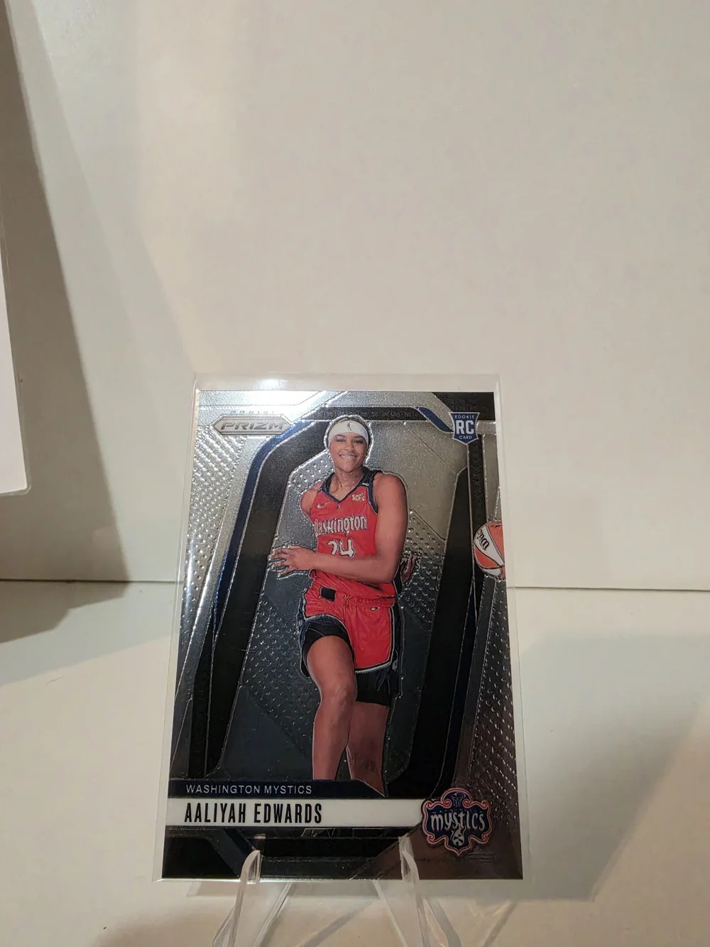 Aaliyah Edwards Rookie Basketball Trading Card - Silver/Purple